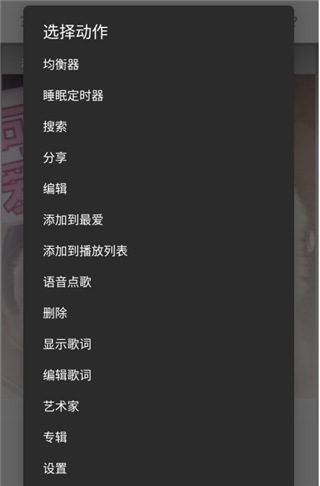 黑色音乐播放器app声音效果在哪里打图片2