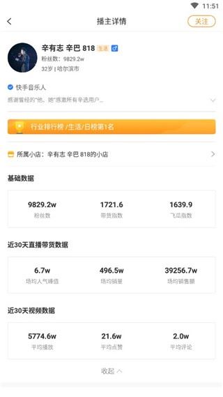 飞瓜快数